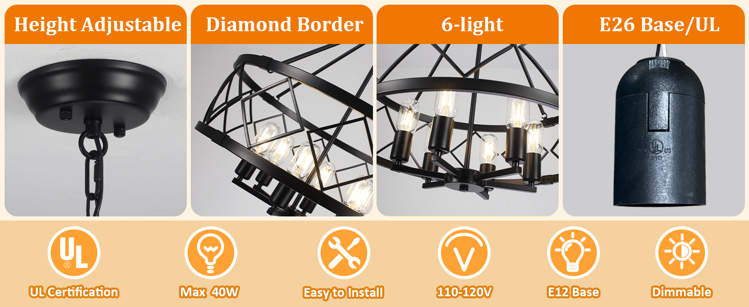 farmhouse chandeliers for dining room