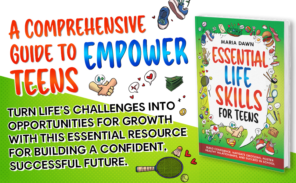 life skills for teens; gifts for teens girls 14-16; books for teens; gifts for teen girls 12-14;