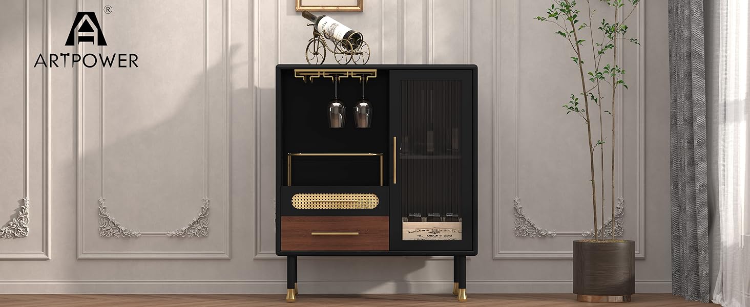 black bar cabinet