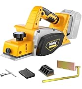 MtiolHig Cordless Electric Hand Planer Compatible with DeWalt 20V Battery (No Battery) : 3-1/4-In...
