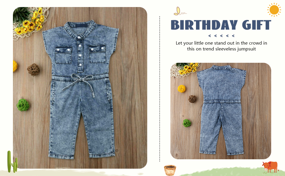 ロンパース・カバーオール OONA ROMPER - EMBROIDERED DENIM ロンパース・カバーオール Soor ploom oona romper embroidered