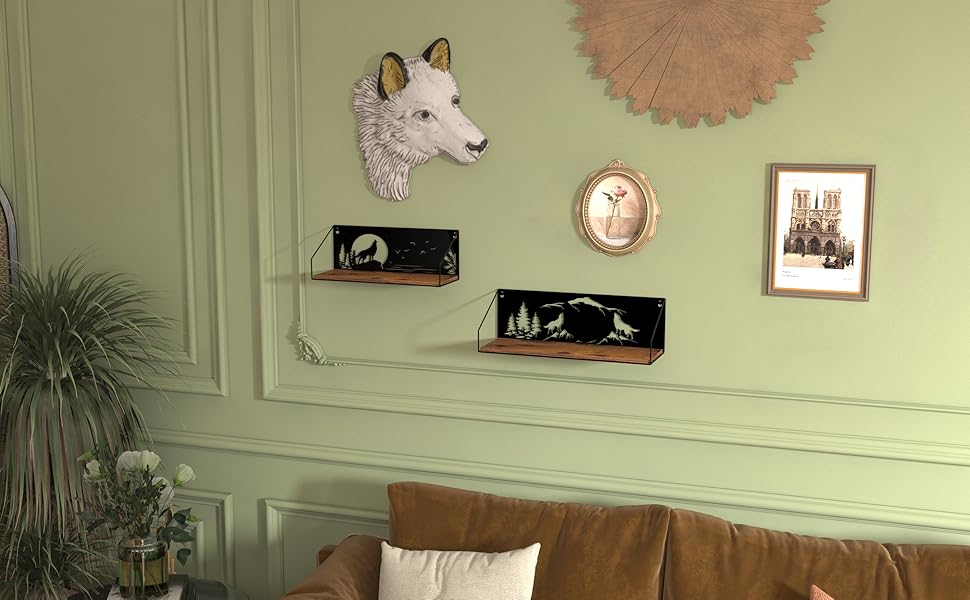 cabin wolf decor for wall 