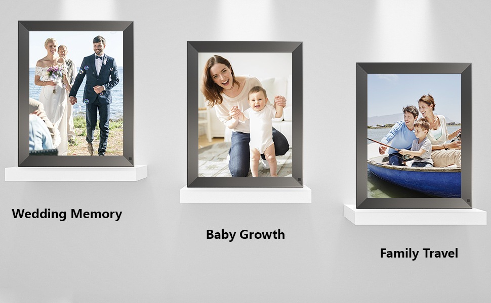 Large Digital Photo Frame WiFi Digital Picture Frame 15