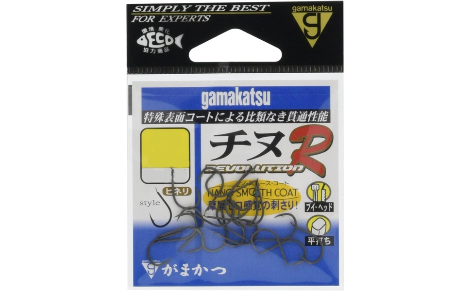 Amazon | がまかつ(Gamakatsu) シングルフック チヌR 1号 22本