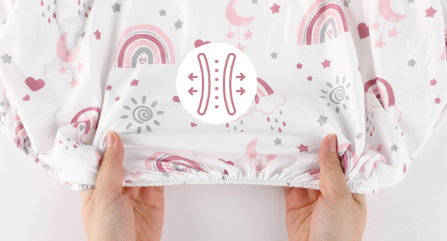 Baby Bassinet Sheets 3 Pack Fitted Bassinet Mattress Sheets Ultra Soft Pink Rainbow Bassinet Sheets Baby Bassinet Sheets