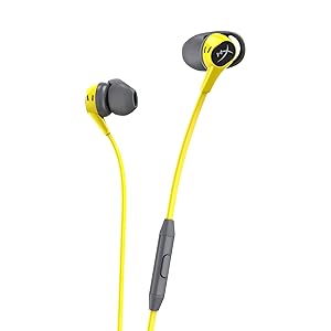 Amazon.co.jp: HyperX Cloud Earbuds ゲーミングイヤホン 黄色