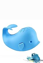 bath spout cover blue with toy