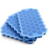 Ice Cube Trays for Freezer with Lid-3 Packs Silicone Ice Cube Tray with Lid Ice Maker,Easy-Releas...
