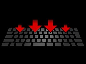 指への負担が少なく疲れにくいキー荷重設定