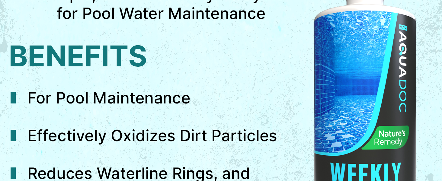 Pool Enzyme Treatment Weekly Natural Enzymes for Pools Works as an EcoFriendly