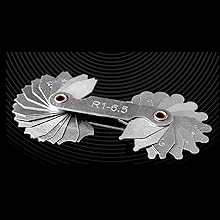 Amazon | HANSARANG ラジアスゲージ 4点セット R1.0～R80.0mm