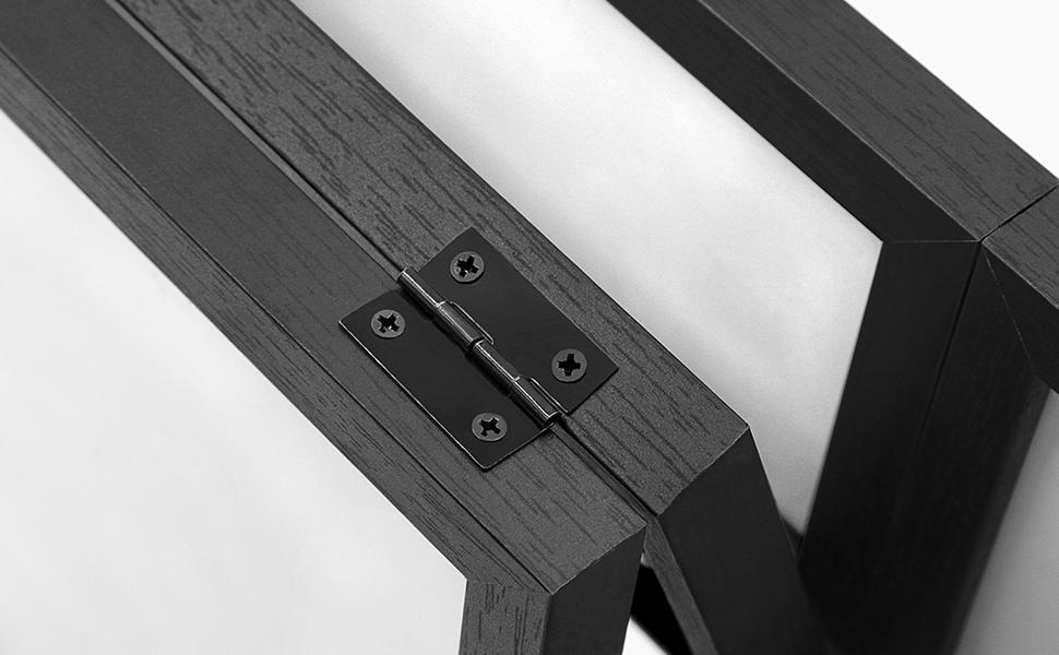 Afuly Collage Picture Frames Black, 2 Openings for 5x7 and