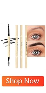 3pcs Eyebrow Pencil Retractable Definer