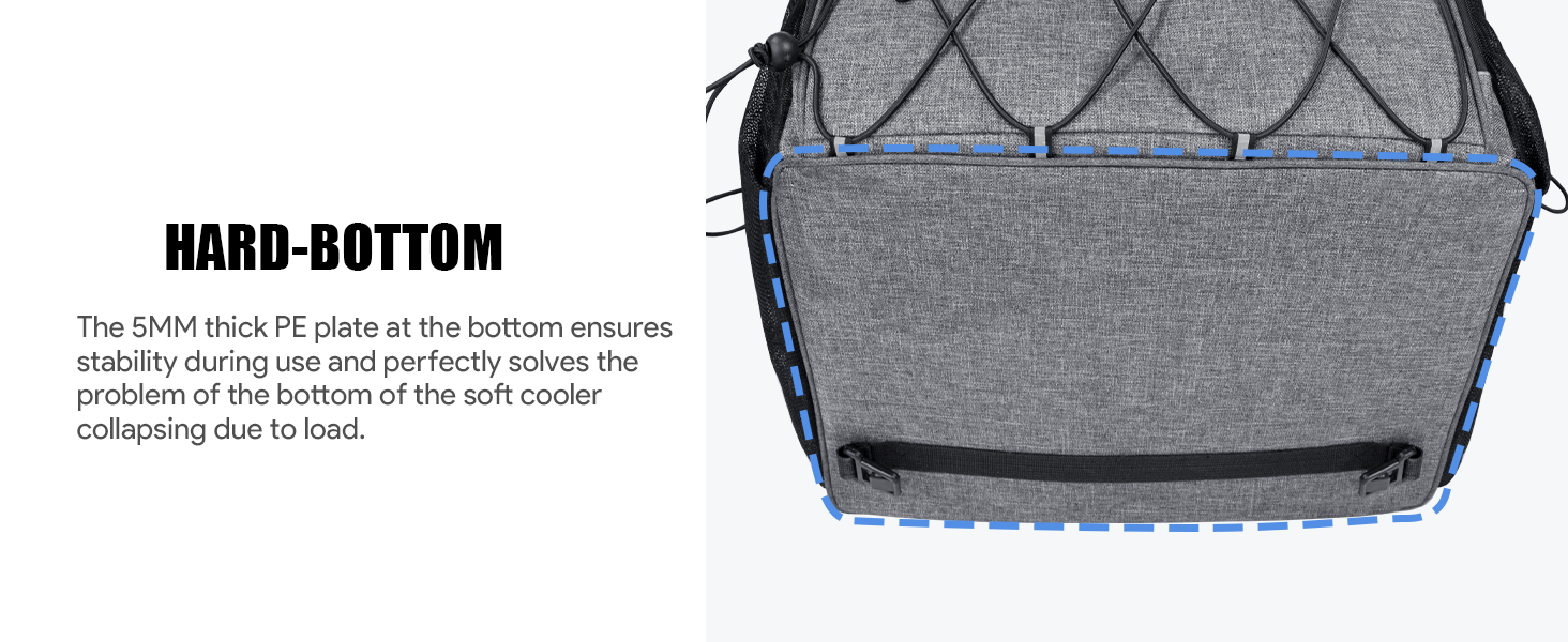 wheel rolling handle large cooler bag soft sided insulated leak proof big collapsible foldable side