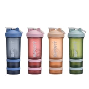 Protein-Shaker Flasche Shakes Shake Shaker Flaschen Classic 450ml Non Leak Cap Cup Supplement Perfect