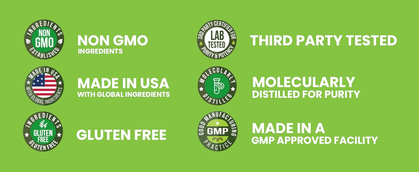 Ultra fish oil omega 3 gluten free non gmo third party tested made in usa molecularly distilled