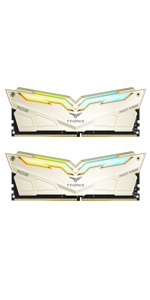 TEAMGROUP T-Force Night Hawk RGB DDR4 16GB Kit SDRAM 2x8GB 4000MHz PC4-32000 CL18 Desktop Memory ram