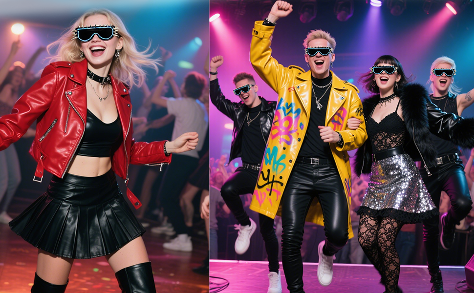 LED Punk Sunglasses