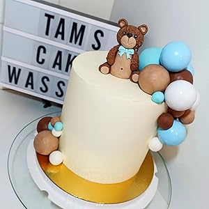 Mini Colorful Balls Cake Topper