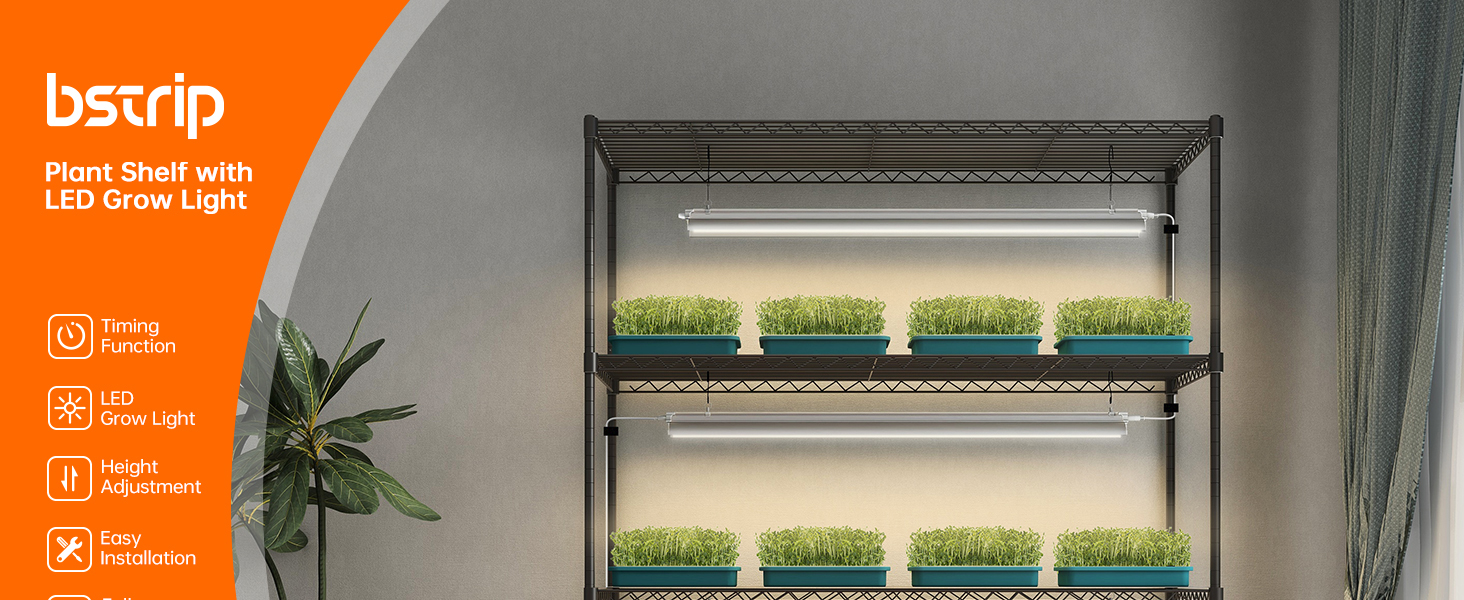 grow light shelf