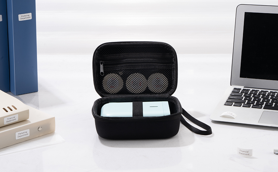 Niimbot B21 B1 B203 D110 D11 D101 Label Printer Carry Bag Lable Paper Rolls Storage Bag With Zipper Drawstring