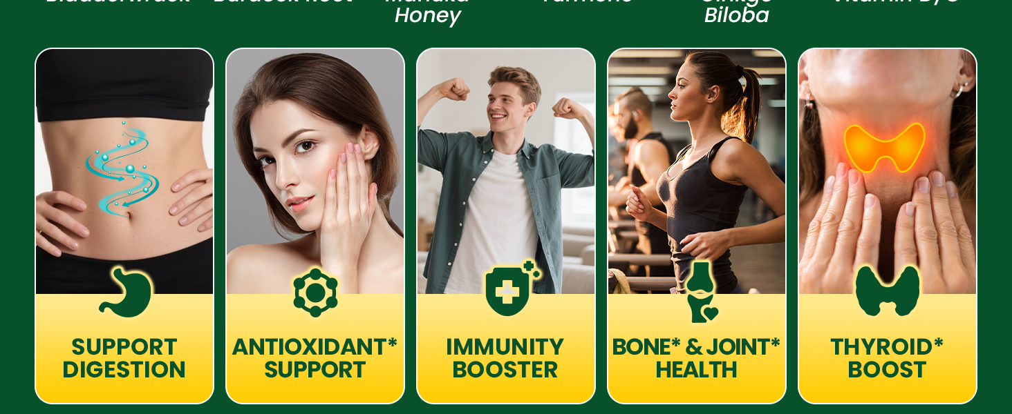 organic sea moss gummies Elderberry Manuka Honey Ginger Chlorophyll