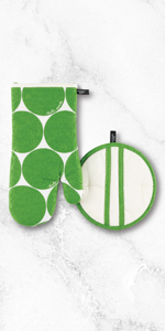 KATE SPADE NEW YORK Joy Dot Oven Mitt & Pot Grabber 2-Pack Set