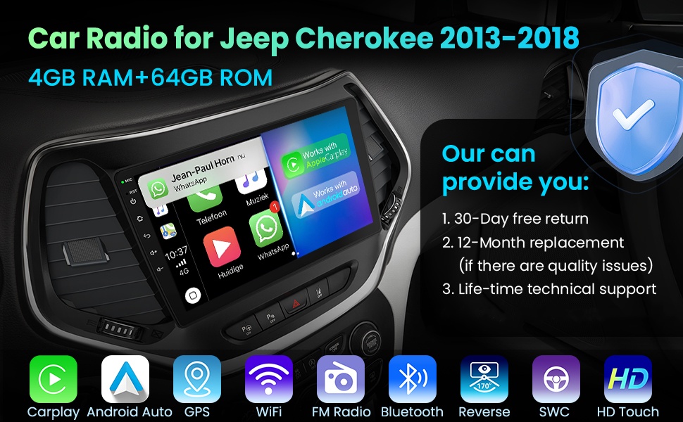 Jeep Cherokee Radio 2013-2018