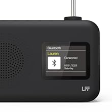 رادیوی کوچک lf-1 طوری طراحی شده است که به یک بلندگوی بیسیم متصل شود.