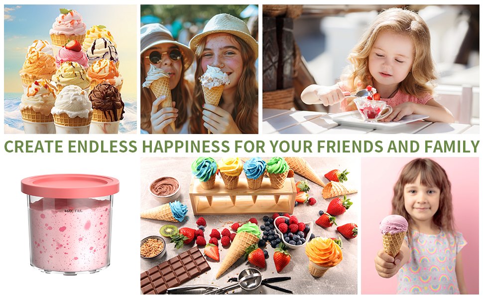 Ninja Creami Pints and Lids