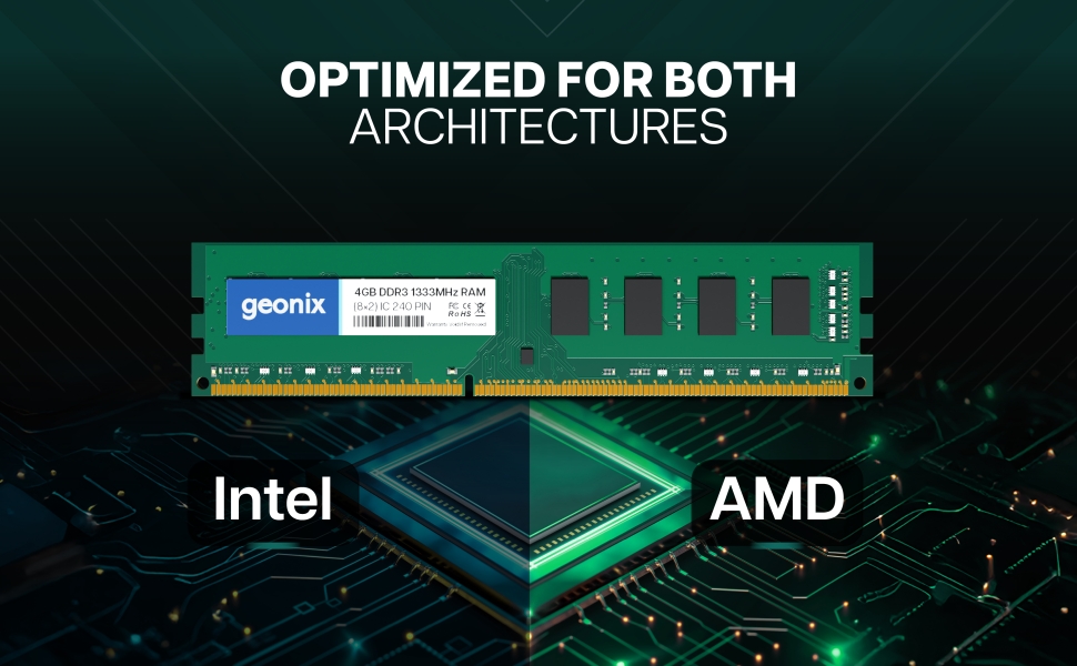 Geonix Ram DDR3 $ GB 1333MHZ