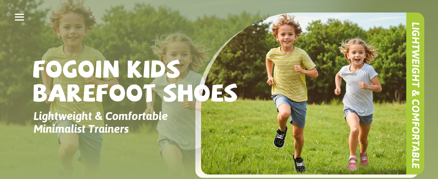 Barefoot Shoes Kids Wide Boys Girls Canvas Trainers