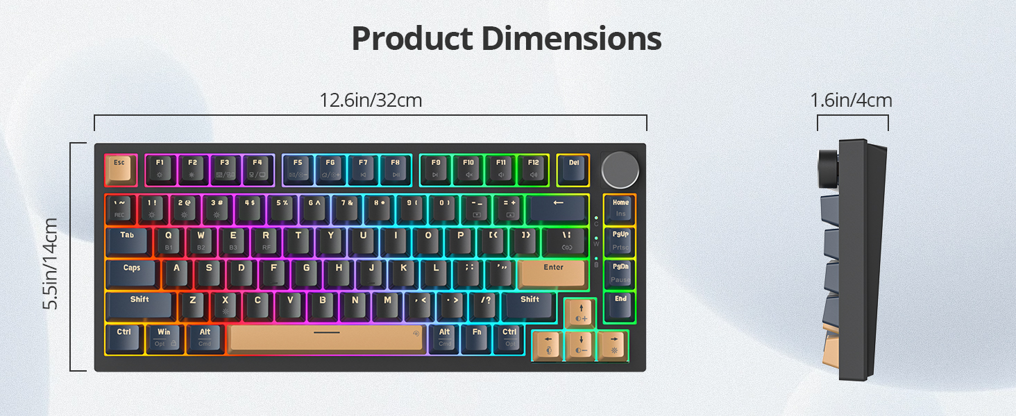 75% Wireless Mechanical Keyboard
