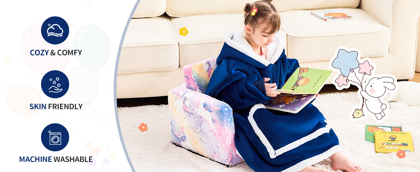 wearable blanket kids wearable blanket for kids kids wearable blanket blanket hoodie for kids