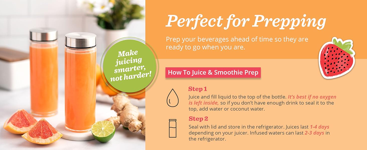 Perfect for Prepping Beverages ahead of time