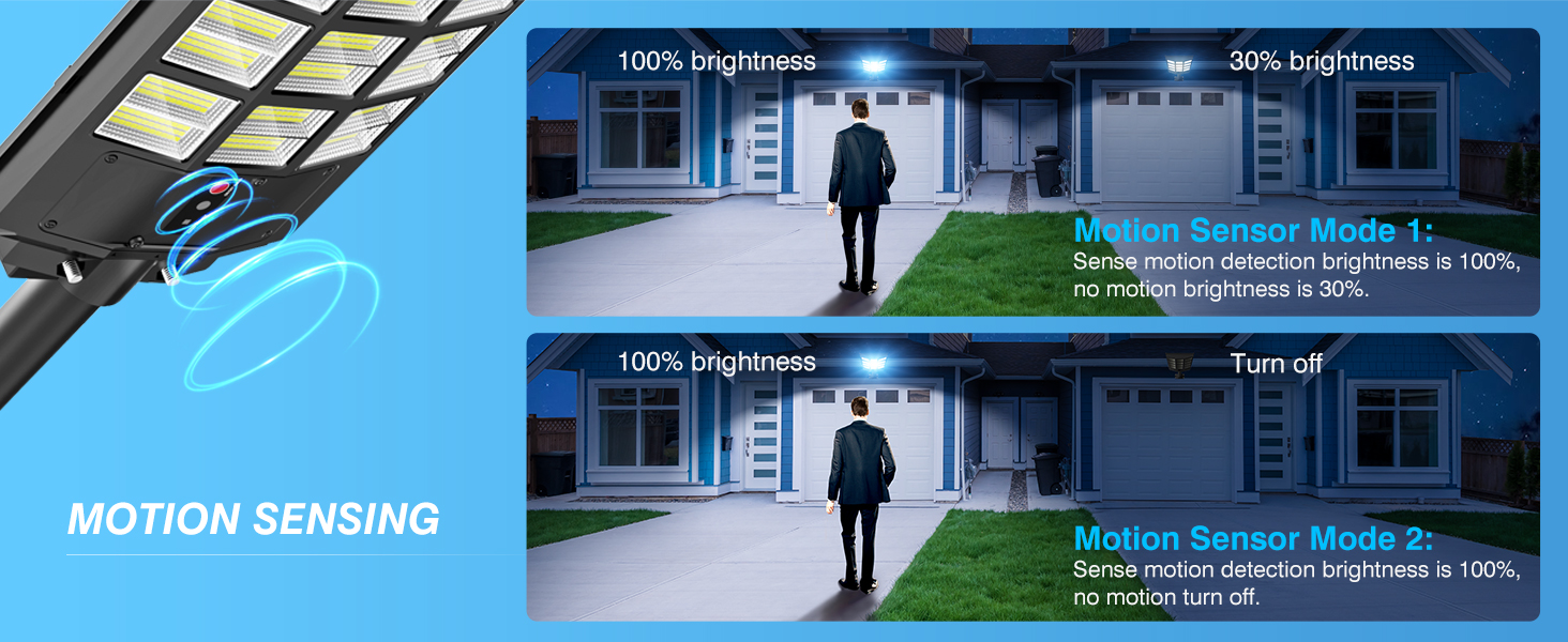 solar flood lights outdoor motion sensor