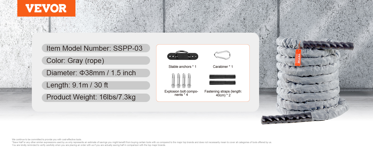 Weighted Workout Rope