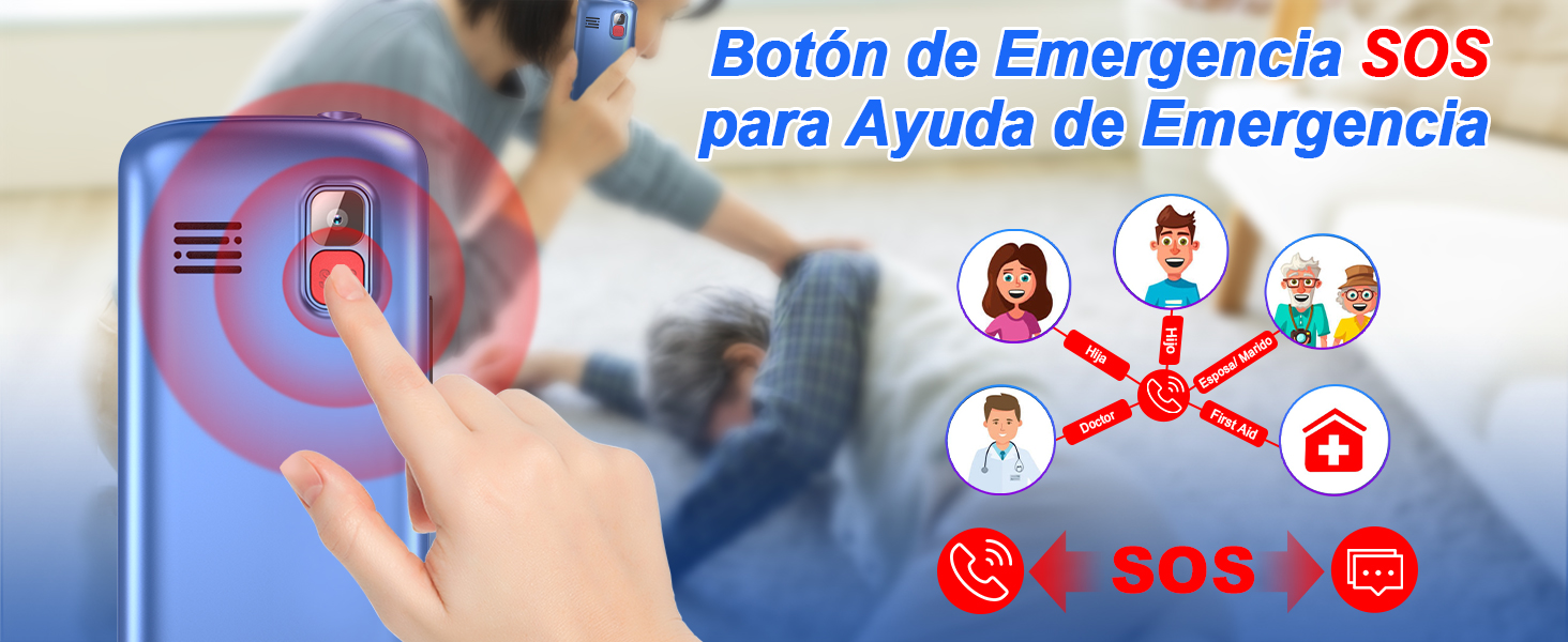 teléfono móvil para mayores teclas marcación rapida