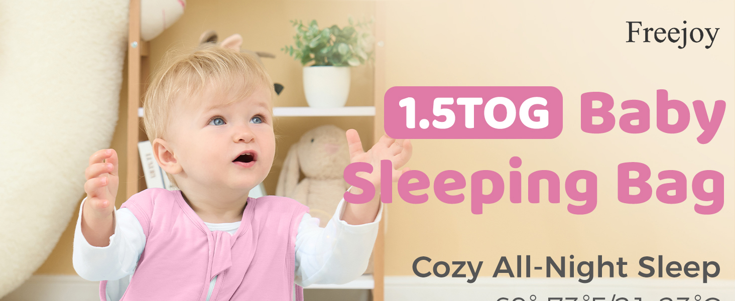 Sleepsack Supersoft Wearable Blanket, Viscose Made from Bamboo, Sleeping Bag for Babies, 1.5 TOG