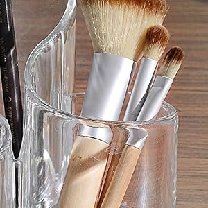 clear cosmetic stand beauty storage holder makeup brush storage acrylic makeup brush holder