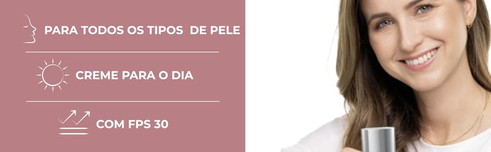 Proteção UVA e UVB para uma pele uniforme, radiante e livre de manchas.