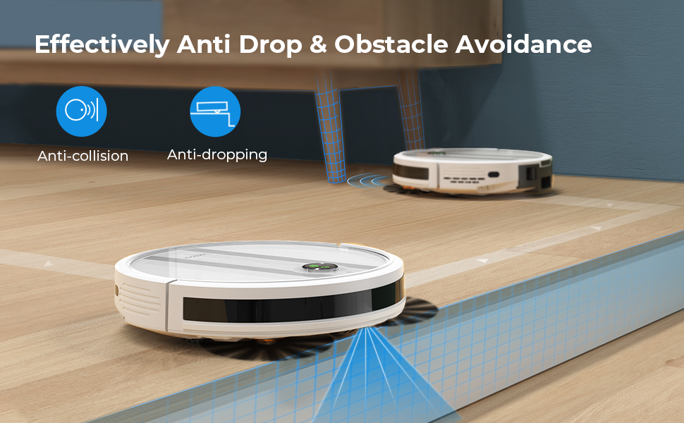 Laresar Robot Vacuum with Auto Dirt Disposal, Self Emptying Robotic Vacuum Cleaner