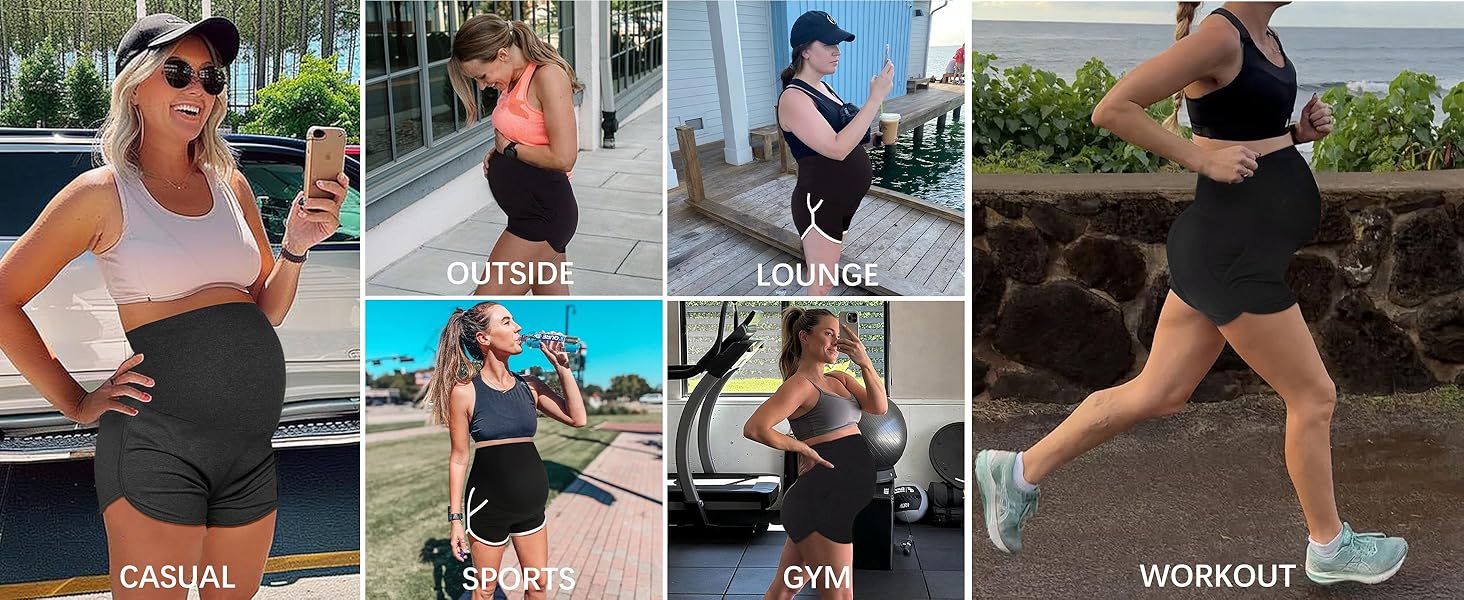 maternity workout shorts