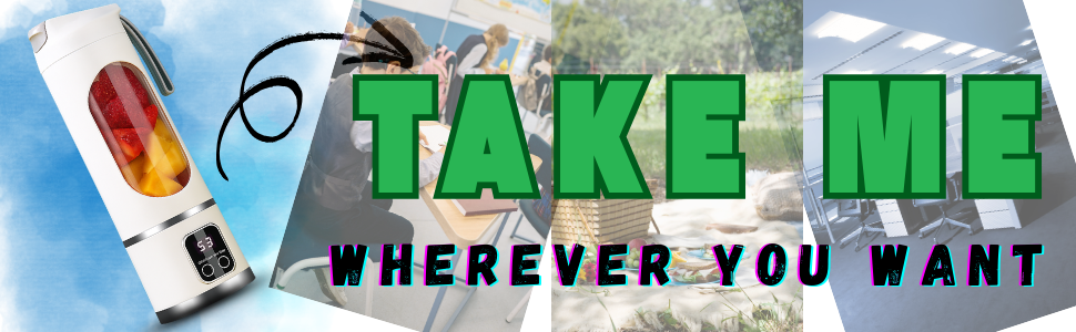 portable blender feature to use everywhere