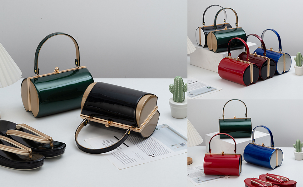 Amazon | [ロングペン] 成人式 草履バッグセット 着物バッグ