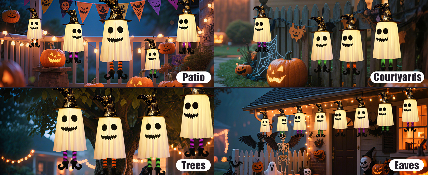 Suitable for different occasions like hanging on trees, eaves, patio and courtyards!