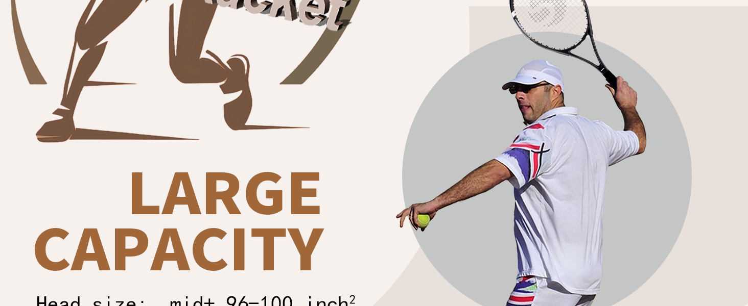 Text reads 'LARGE CAPACITY'. Multiple panels showing metal utensils and cooking implements arranged on a light wooden surface.