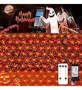 JMEXSUSS 360 LED 12ft x 5ft Halloween Net Lights, Connectable JMEXSUSS 360 LED 12ft x 5ft Halloween Net Lights, Connectable