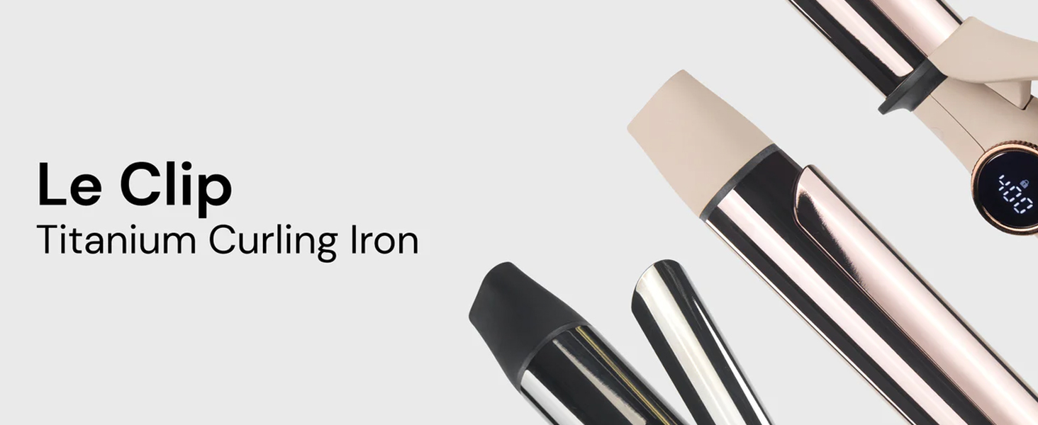 L'ANGE Titanium Curling Iron 1.25" Salon Styling Tool for