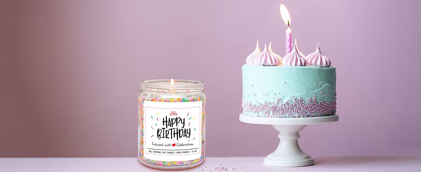 happy birthday candles gifts for friends female